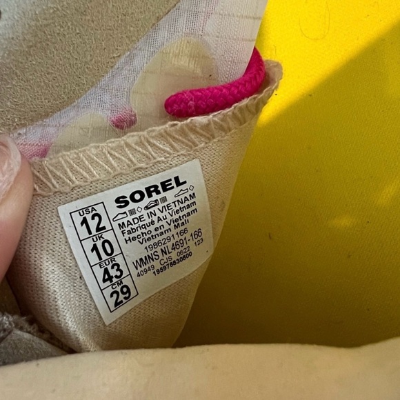 Sorel Kinetic Breakthru Tech Lace Sneakers Size 12 - Picture 7 of 8